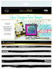 Distressed Lines Designer Toner Sheets decoFoil - ThermOWeb