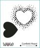 Confetti Heart Stencil - WOW! (Inspired by Verity Biddlecombe)